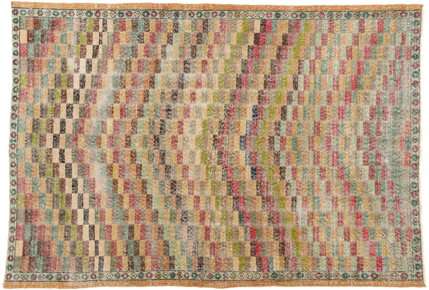 5 x 8 Zeki Muren Vintage Turkish Sivas Rug 51987