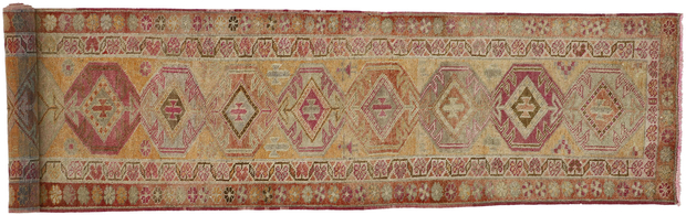 3 x 12 Vintage Oushak Rug 52049