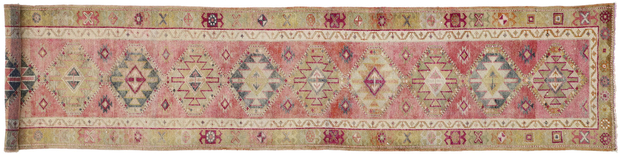 3 x 12 Vintage Oushak Rug 52059