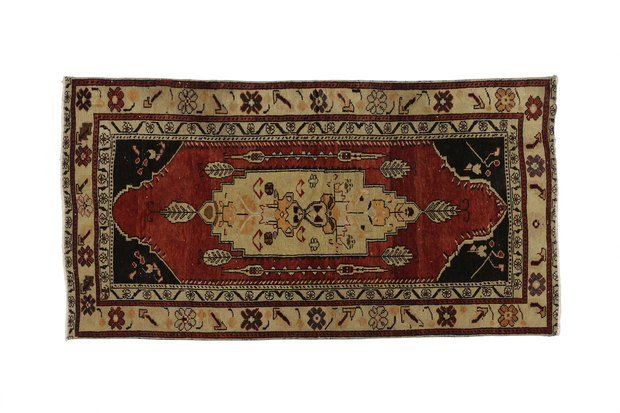 3 x 6 Vintage Oushak Rug 52111