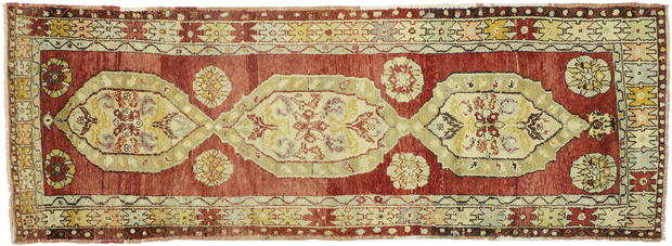 4 x 10 Vintage Oushak Rug 52121