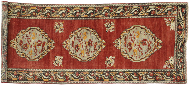 4 x 10 Vintage Oushak Rug 52128