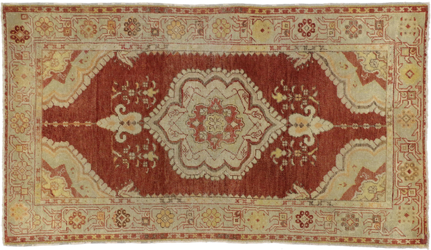 3 x 6 Vintage Oushak Rug 50636