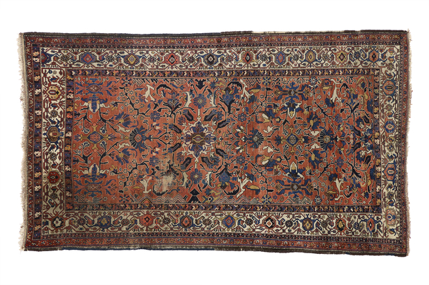 7 x 12 Antique Bijar Rug 76945