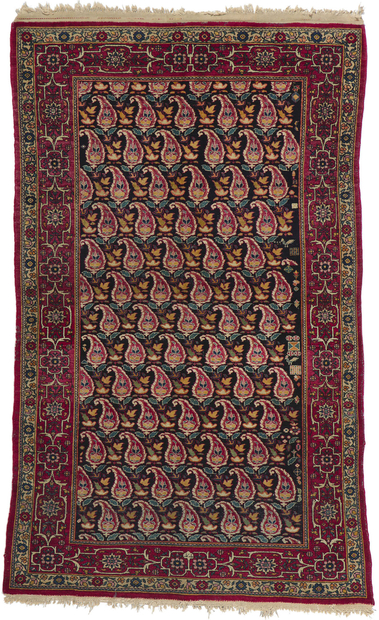 4 x 7 Antique Persian Kerman Rug 76946