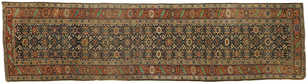 4 x 14 Antique Bijar Rug 76969