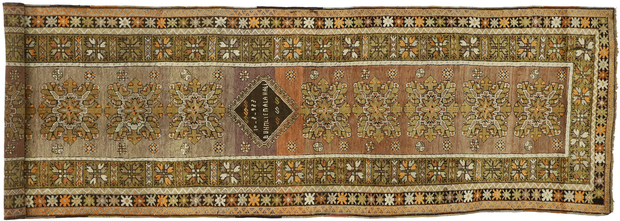 4 x 12 Vintage Oushak Rug 52142