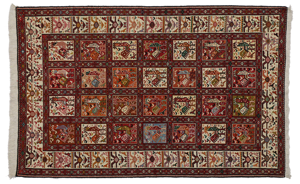 4 x 6 Vintage Persian Soumak Rug 76997
