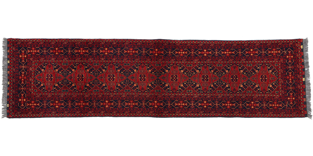 3 x 10 Vintage Afghan Baluch Rug 77009