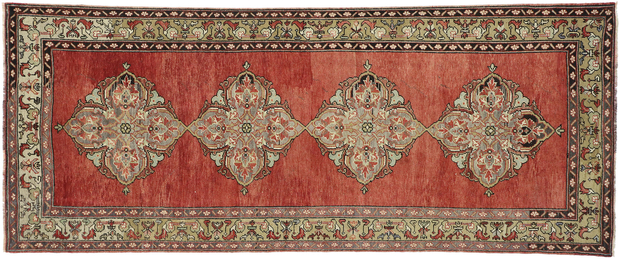 5 x 11 Vintage Oushak Rug 52178