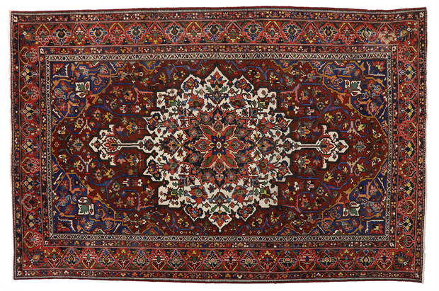 11 x 16 Antique Persian Bakhtiari Rug 77014