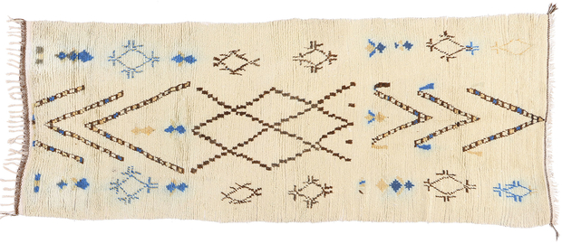 4 x 11 Vintage Moroccan Azilal Rug 20584