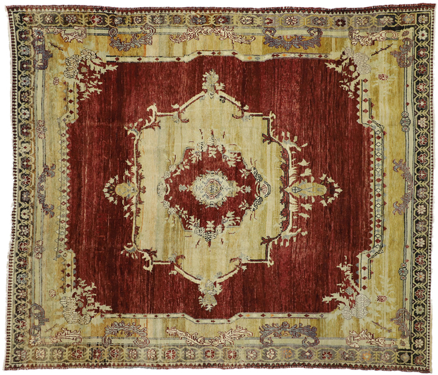 9 x 10 Vintage Turkish Sivas Rug 50650