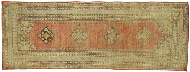 5 x 13 Vintage Oushak Rug 52250