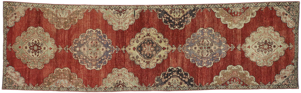 4 x 12 Vintage Oushak Rug 52251