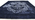 8 x 12 Vintage Blue Overdyed Skull Rug 80433