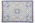 6 x 8 Asa Akerlund Vintage Blue Swedish Rollakan Rug 77036