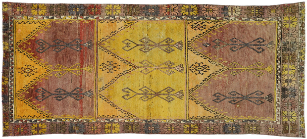 5 x 11 Vintage Oushak Rug 52290