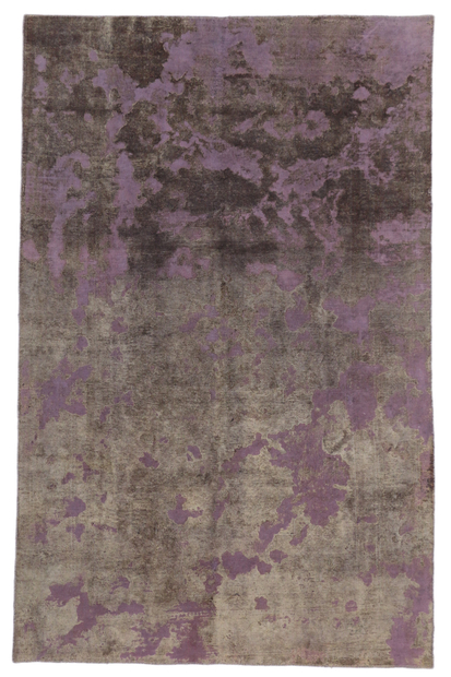 6 x 10 Vintage Turkish Overdyed Rug 60627