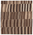 10 x 9 Brown Vintage Striped Turkish Kilim Rug 60634