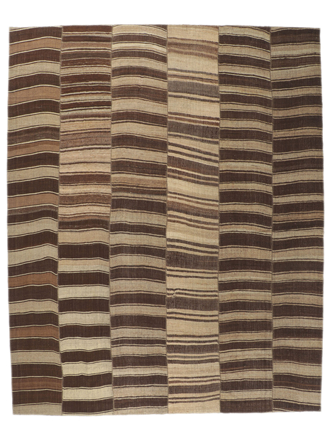 12 x 15 Earth-Tone Kilim Rug 60636