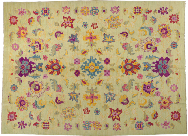 10 x 14 Colorful Oushak Rug 60658