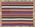 6 x 7 Vintage Rainbow Striped Kilim Rug 60678