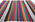 6 x 7 Vintage Rainbow Striped Kilim Rug 60678