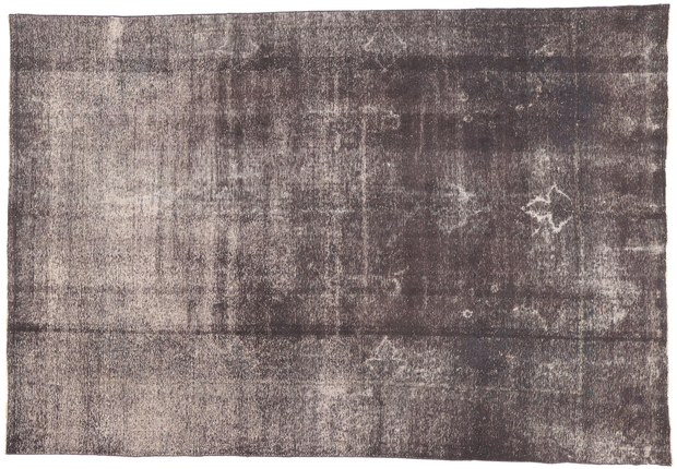 8 x 12 Vintage Turkish Overdyed Rug Modern Industrial 60684