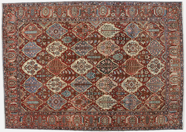 11 x 16 Antique Persian Bakhtiari Rug 60738