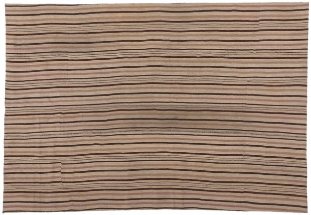 7 x 10 Vintage Turkish Striped Kilim Rug 60802
