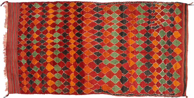 7 x 13 Vintage Moroccan Rug 20671