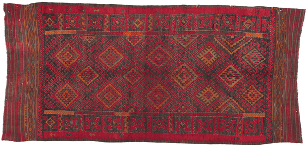 6 x 12 Vintage Red Taznakht Moroccan Rug 20708