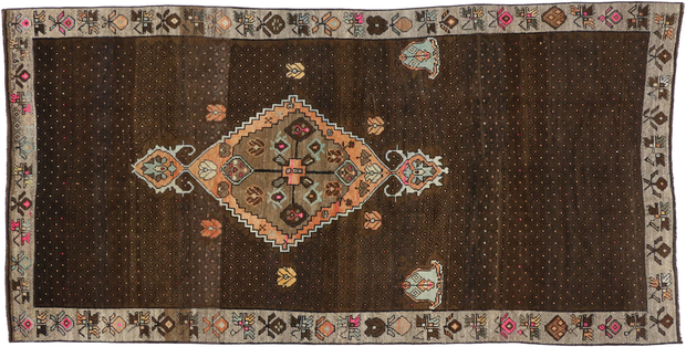 5 x 10 Vintage Oushak Rug 52314