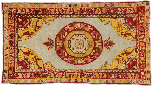 3 x 6 Vintage Oushak Rug 52318