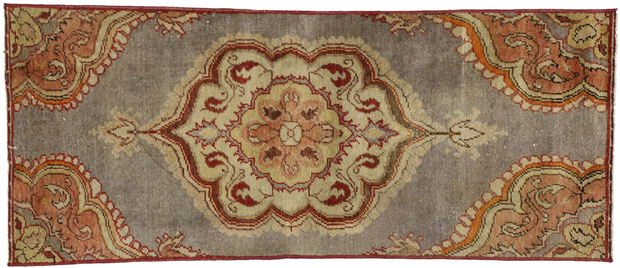 2 x 5 Vintage Oushak Rug 52322