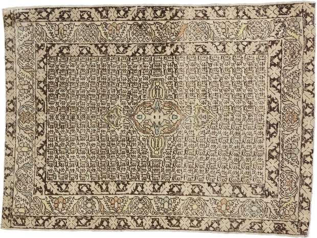 4 x 6 Vintage Oushak Rug 52335