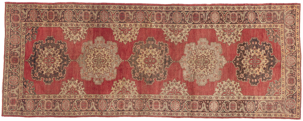 5 x 14 Vintage Oushak Turkish Rug 52363