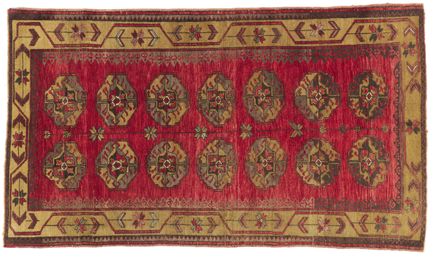 4 x 7 Vintage Turkish Oushak Rug 52382