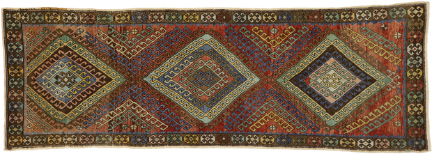 3 x 10 Vintage Oushak Rug 52396