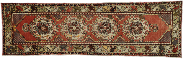 3 x 10 Vintage Turkish Oushak Rug 52408