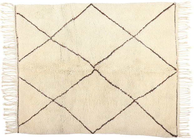 5 x 6 Modern Moroccan Beni Ourain Rug 20767