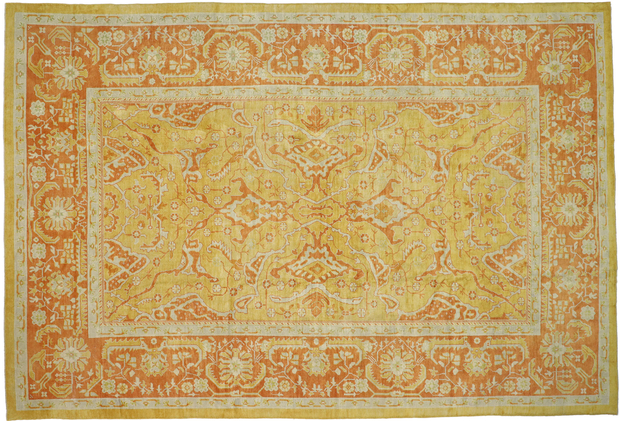 13 x 19 Large Colorful Oushak Rug 52426