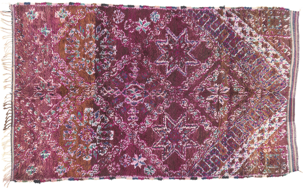 6 x 10 Vintage Purple Beni MGuild Moroccan Rug 20779