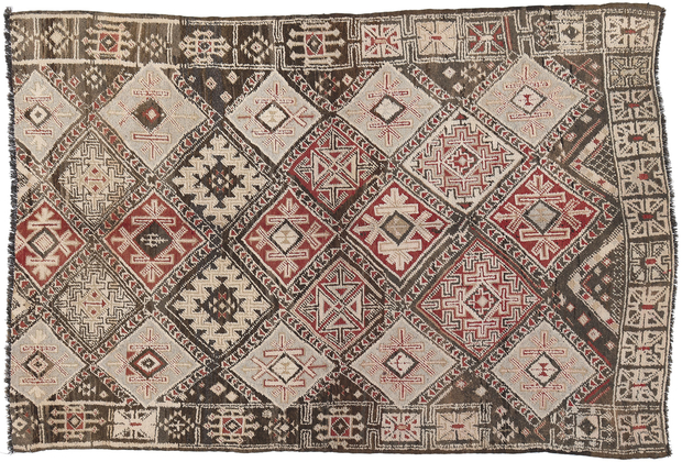 6 x 9 Vintage Beni MGuild Moroccan Rug 20856