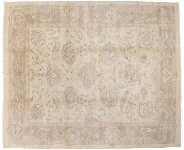 12 x 15 Vintage-Inspired Oushak Rug 30425