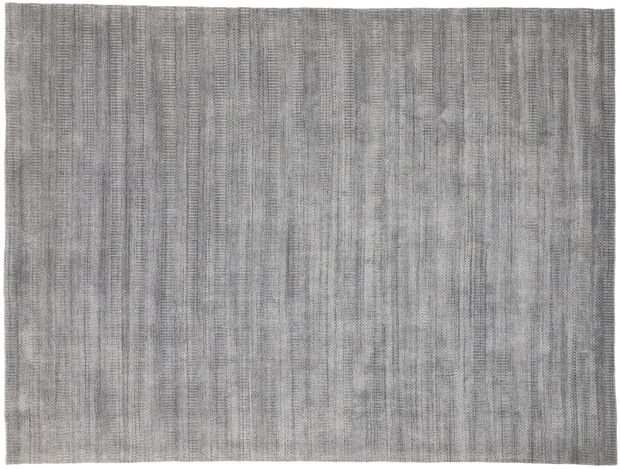 9 x 12 New Transitional Gray Area Rug with Modern Style 30439