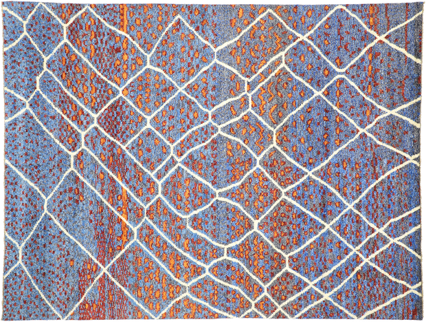 11 x 14 Abstract Moroccan Rug 80484