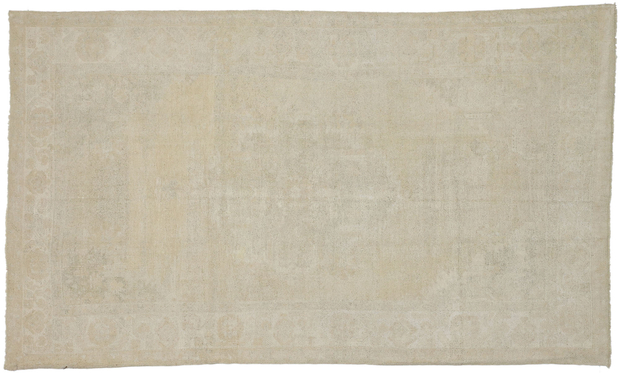 5 x 8 Neutral Muted Oushak Rug 52501