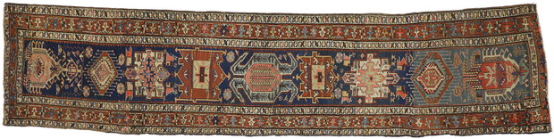 3 x 13 Antique Kazak Rug 73247